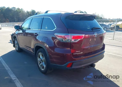 2016 Toyota Highlander Limited Platinum V6 z USA, uszkodzony, nr VIN 5TDDKRFH8GS317173